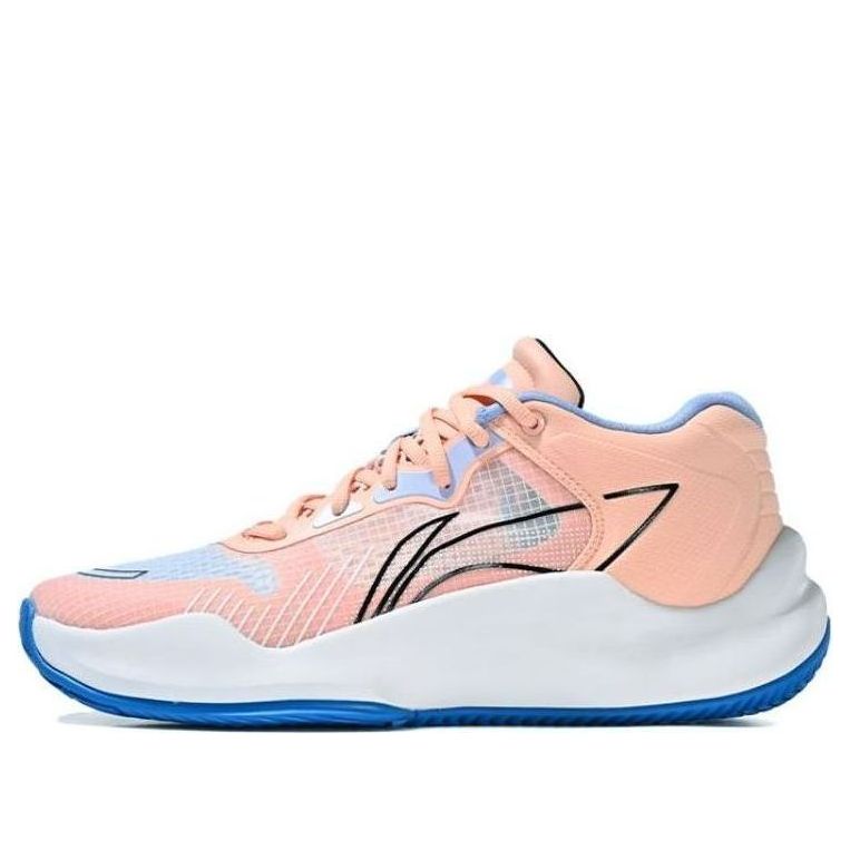 Li-Ning Casual Basketball Shoes Low 'Orange Pink Blue' ABAT067-1