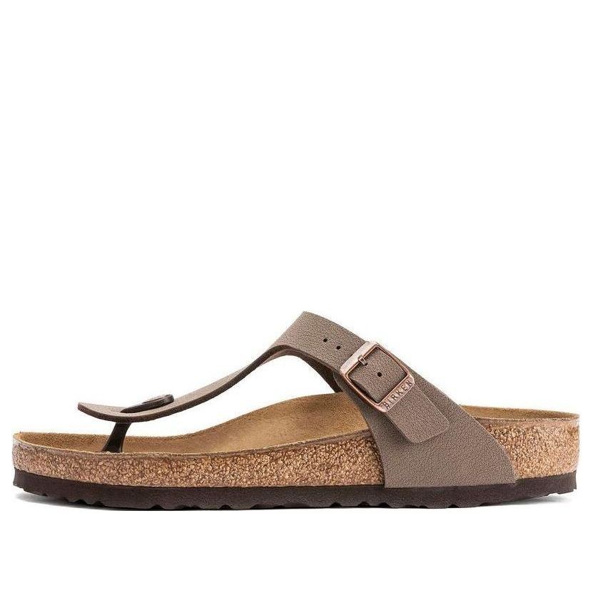 Birkenstock Gizeh Birkibuc Sandals 'Mocha' 0043751