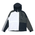 adidas O2 Wb Cb Fleece Lined Logo Casual Sports Hooded Jacket White FM9398