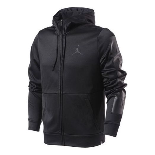 Air Jordan Casual Sports Hooded Jacket Black 861468-010