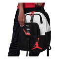 (GS) Air Jordan 18L Backpack & 3L Lunch Bag 'White Black' 9A0775-F00