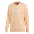 adidas originals Kaval Crew Casual Cozy Round Neck Pullover Orange EB4092
