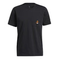 adidas Dame Avatar Pkt Lillard Basketball Sports Pocket Loose Round Neck Short Sleeve Black GP3435