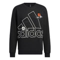 Men's adidas Mh Bp3 Crew Athleisure Casual Sports Logo Round Neck Autumn Black HP1431