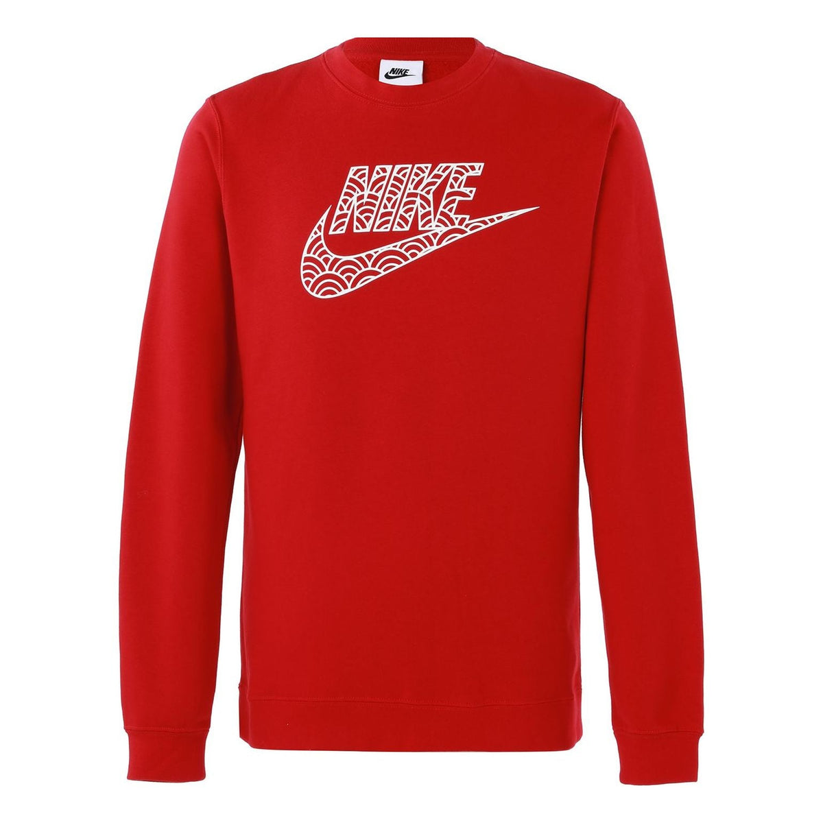 Men's Nike Logo Casual Sports Round Neck Pullover Red DR7829-687