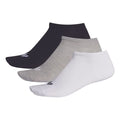 adidas originals Unisex TREFOIL LINER Socks 3 Packs Multicolor 'White Gray Black' FT8524