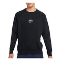 Nike SB ICON Fleece Lined Skateboard Casual Sports Round Neck Pullover Black 885846-010