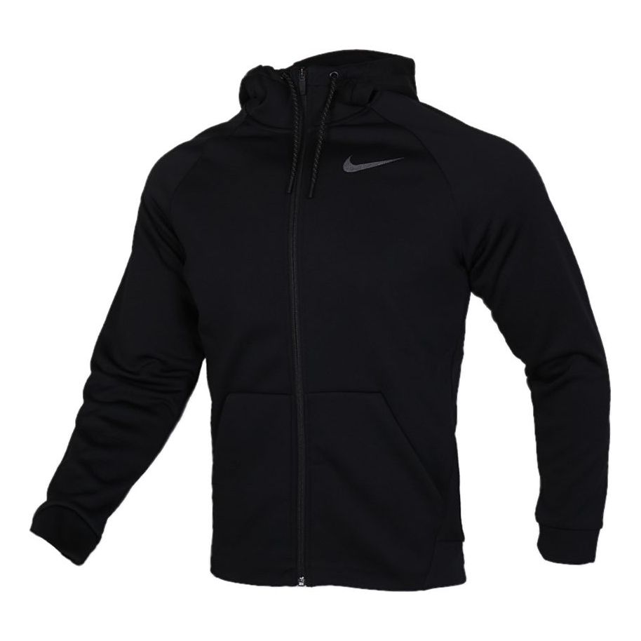 Nike Casual Sports hooded Running Jacket Black AQ5239-010