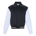 Men's KENZO Stand Collar Casual Tops Jacket Black White Colorblock FA55BL1961NS-99