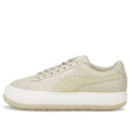 (WMNS) PUMA Suede Mayu Tonal Low Tops Casual Skateboarding Shoes Khaki 384870-02