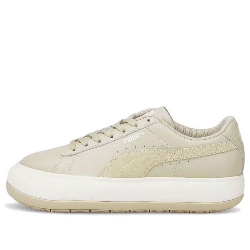 (WMNS) PUMA Suede Mayu Tonal Low Tops Casual Skateboarding Shoes Khaki 384870-02