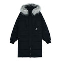 New Balance Casual Trend Long Down Jacket Asia Sizing 'Black White' AMJ24374-BK