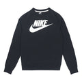 Nike Casual Sports Knit Round Neck Hoodie Men's Black DJ0349-010