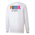 PUMA Casual Sports Running Round Neck Pullover Long Sleeves White 598134-02
