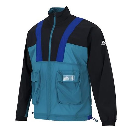 adidas St Ltwind Wvjk Colorblock Athleisure Casual Sports Zipper Jacket Multicolor HE9930