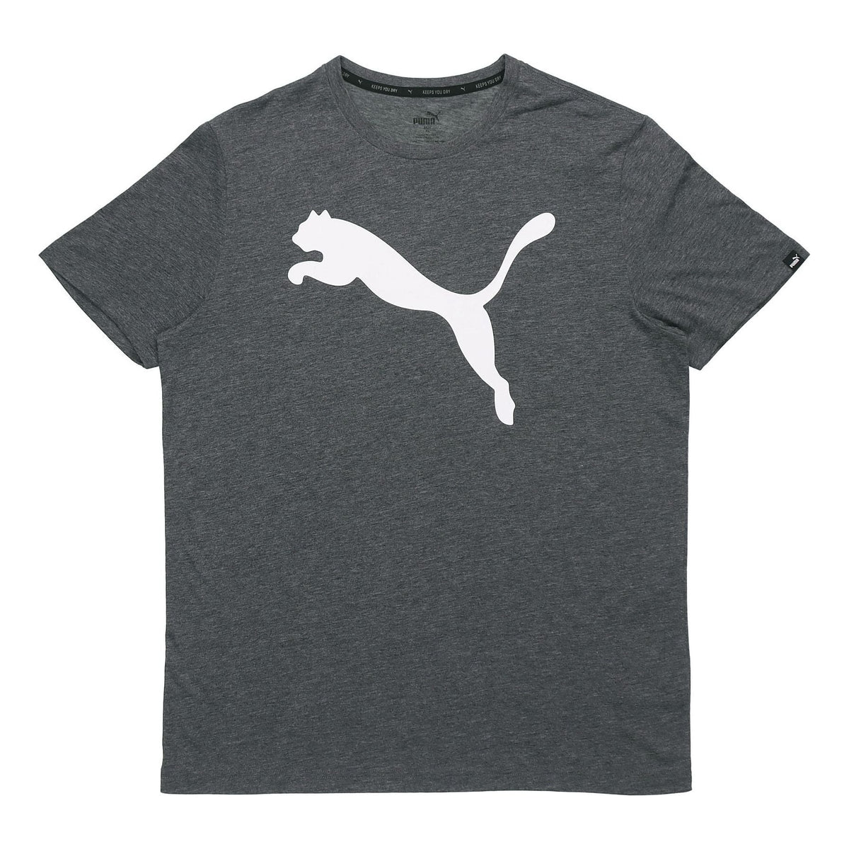 PUMA Casual Sports Running Breathable Round Neck Short Sleeve Black 593040-01