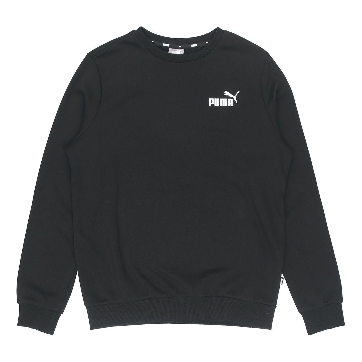 PUMA Casual SportsKnitted Crew Neck Pullover Black 589034-01