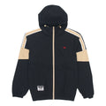 Men's adidas originals Colorblock Logo Athleisure Casual Sports Hooded Jacket Autumn Black HS1991