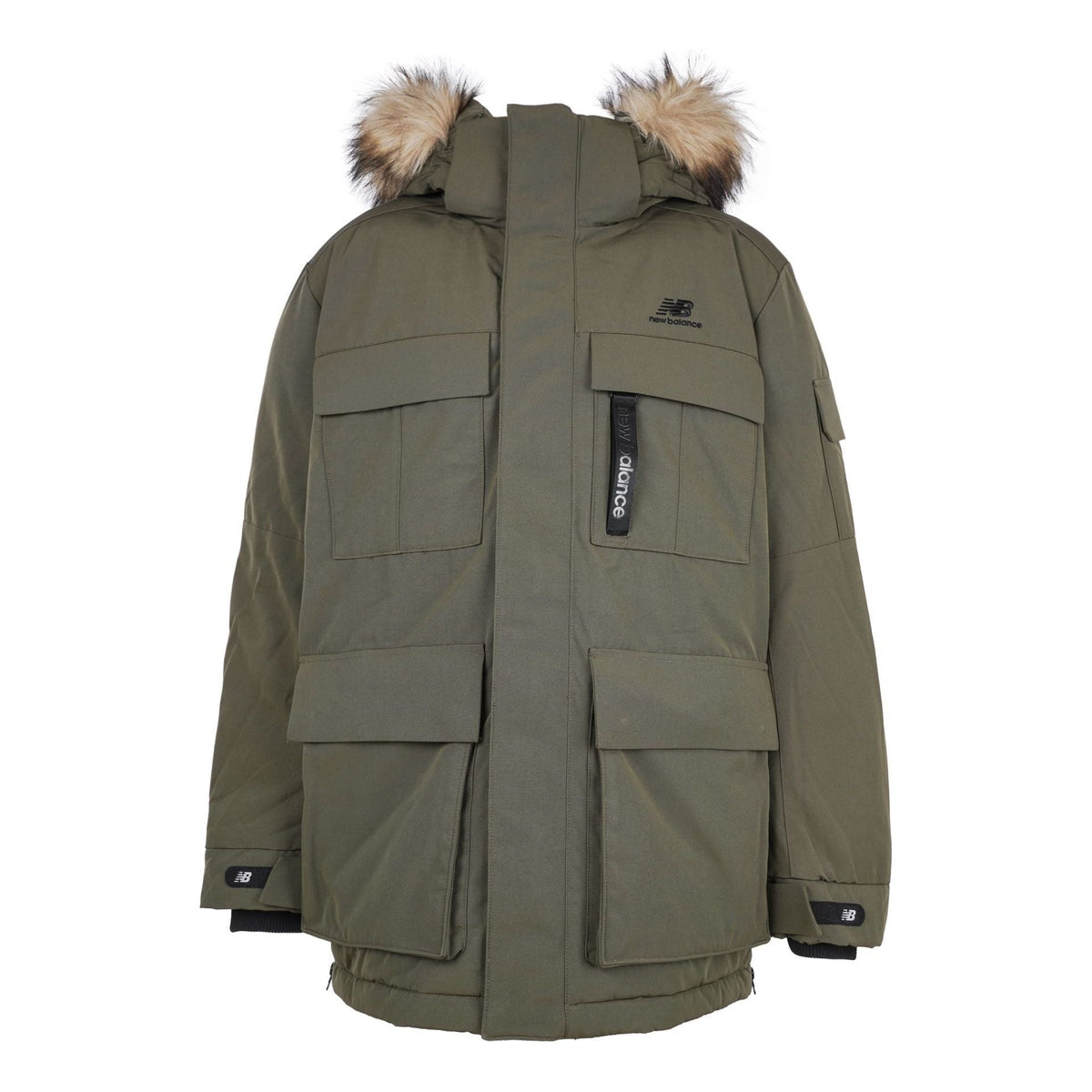 New Balance Warm Long Down Jacket Asia Sizing 'Military Green' NPA46021-KH