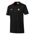 PUMA Ferrari Series Athleisure Casual Sports Splicing Round Neck Short Sleeve Black 595427-02