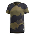 adidas Fl_tec Gf Cam Camouflage Casual Sports Breathable Short Sleeve Black DU0907
