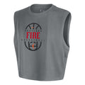 Nike (WMNS) Portland FireWNBA Sleeveless Cropped T-Shirt 'Smoke Grey' IQ8216-084