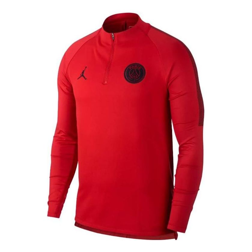 Air Jordan Paris Saint-germain Vaporknit Strike Drill Top 'Red' AQ0956-657