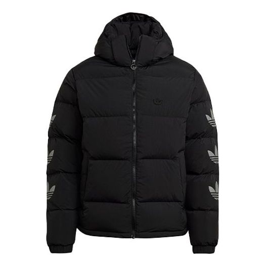 adidas originals Stay Warm Athleisure Casual Sports Down Jacket Black GE1325