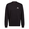 Men's adidas Feelcozy Swt Sports Logo Casual Round Neck Pullover Black GV5295