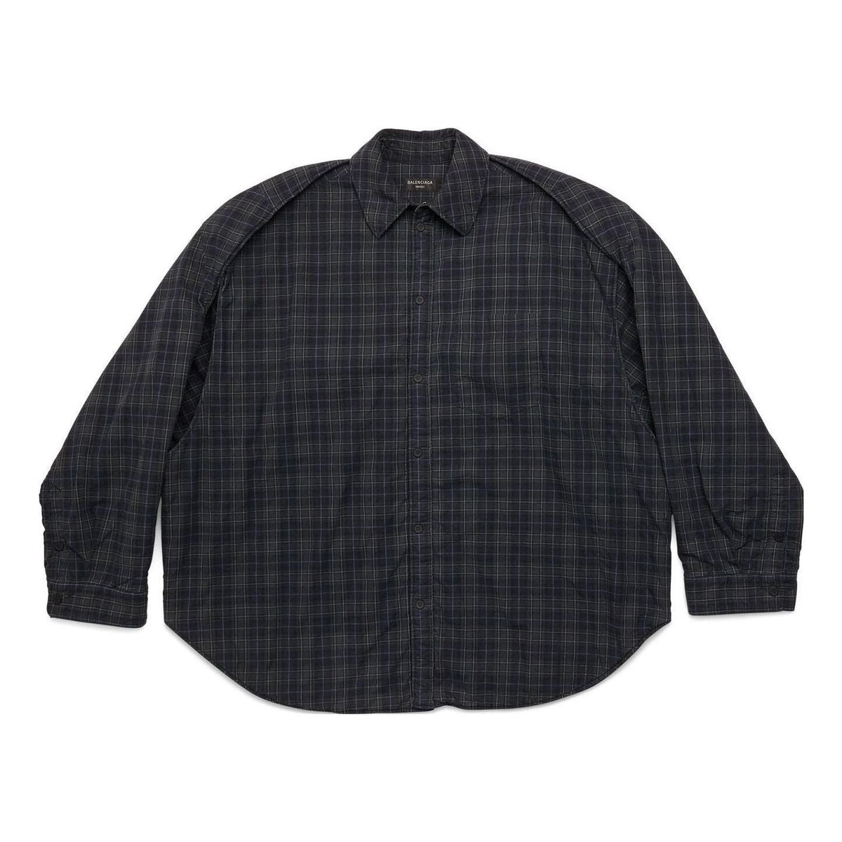 Balenciaga Detachable Sleeves Shirt Large Fit 'Grey' 751728TOM172952