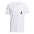 adidas Casual Sports Basketball Round Neck Short Sleeve White GP3427