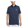 Men's Nike Sportswear Athleisure Casual Sports Rugby Short Sleeve Lapel Navy Blue Polo Shirt DD4713-437