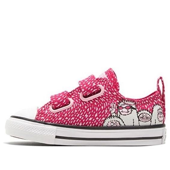 (TD) Converse Chuck Taylor All Star 2V Pink Snowman Low 'Pink Blue' 769304C