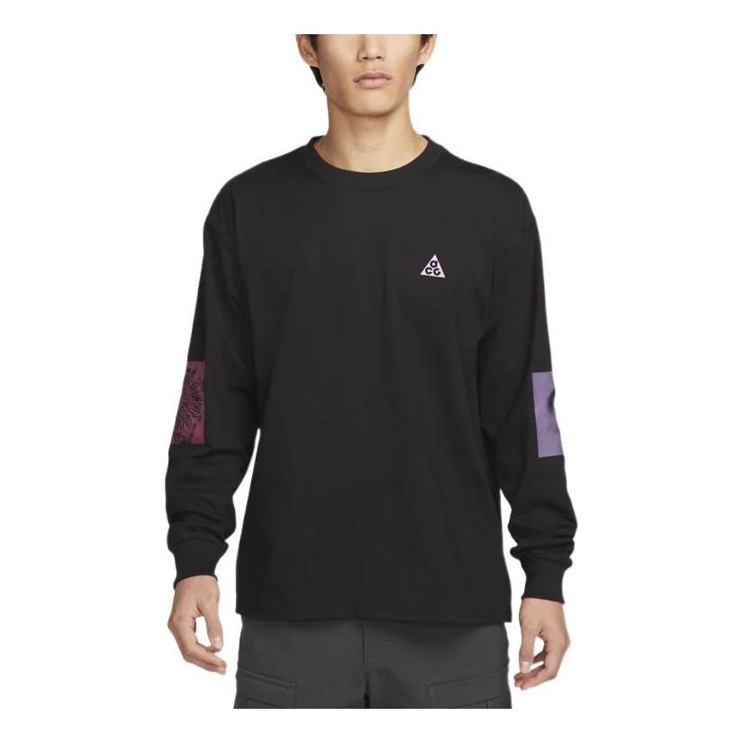 Nike x ACG Long Sleeve T-Shirt 'Black' DX9453-010
