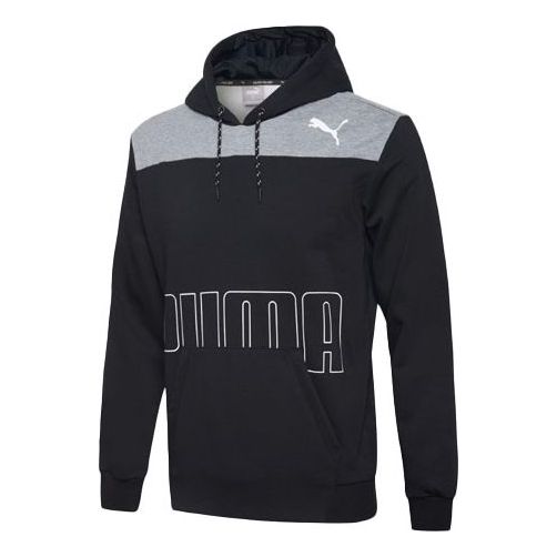 PUMA Modern Logo Sports Fleece Hoodie 'Black' 844167-01