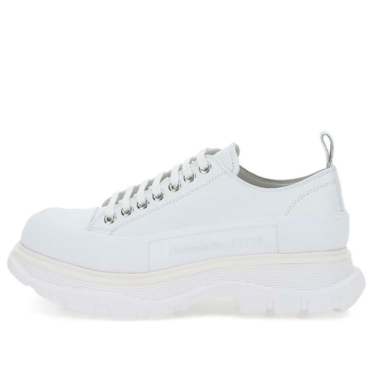 Alexander McQueen Tread Slick Low Lace Up 'White' 627225WHZ629071
