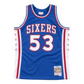 Mitchell & Ness NBA Darryl Dawkins Philadelphia 76ers 1976/77 Swingman Jersey #53 SMJYLG19017-P76ROYA76DDW