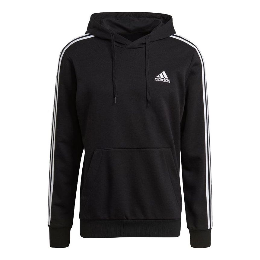 adidas Athleisure Casual Sports hooded Pullover Black GK9062