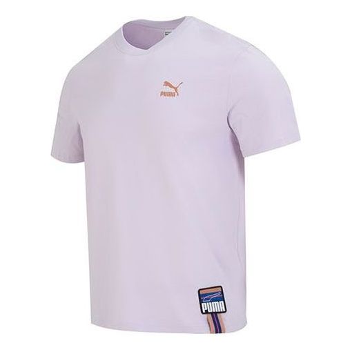 PUMA Sportswear Logo Tee 'Purple' 677382-17