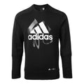 adidas Round Neck Pullover Stay Warm Athleisure Casual Sports Black EA2107