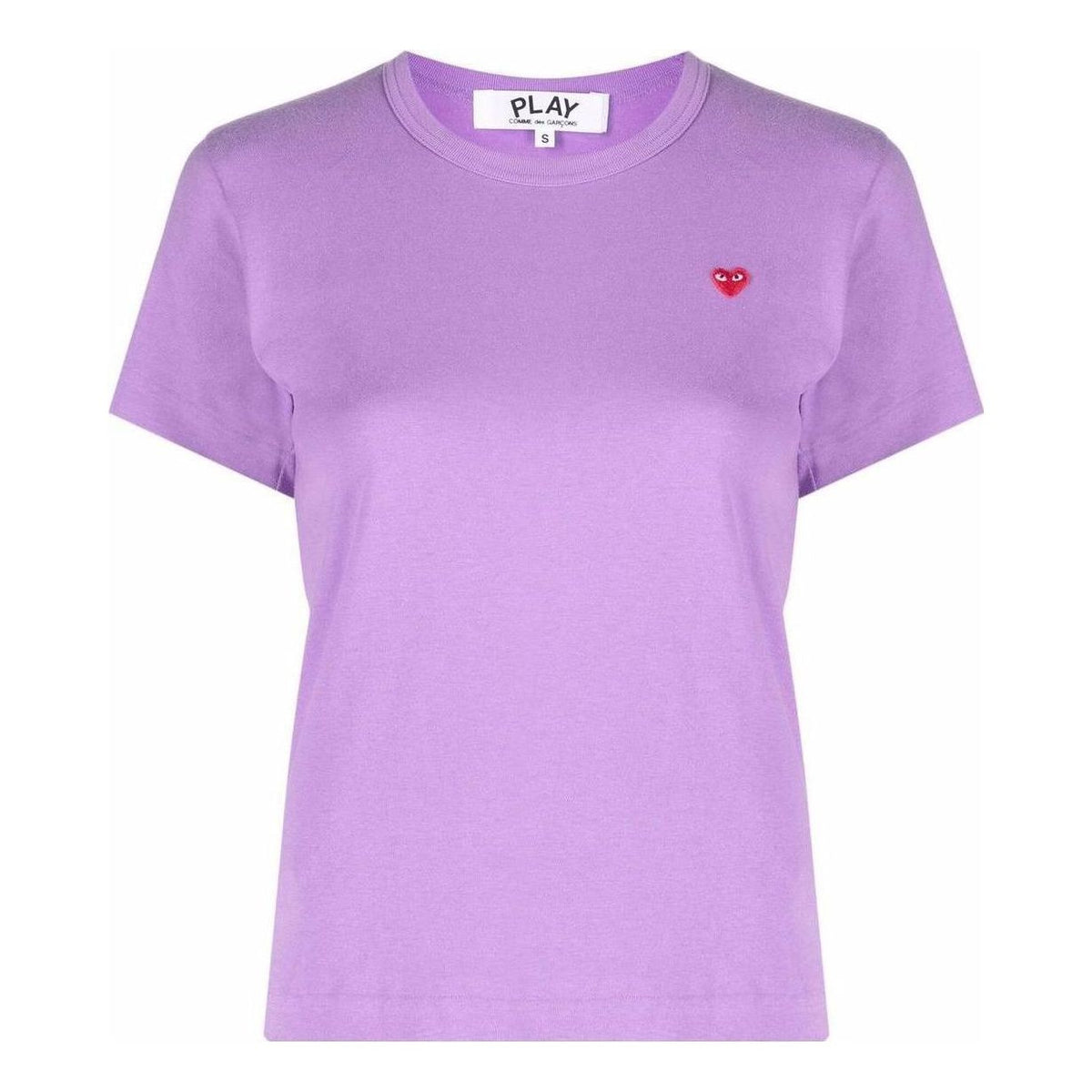 (WMNS) COMME des GARCONS PLAY Basic Small Emblem T-Shirt 'Purple' P1T313-4