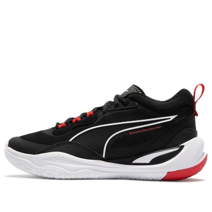PUMA Playmaker 'Black White Red' 385841-01