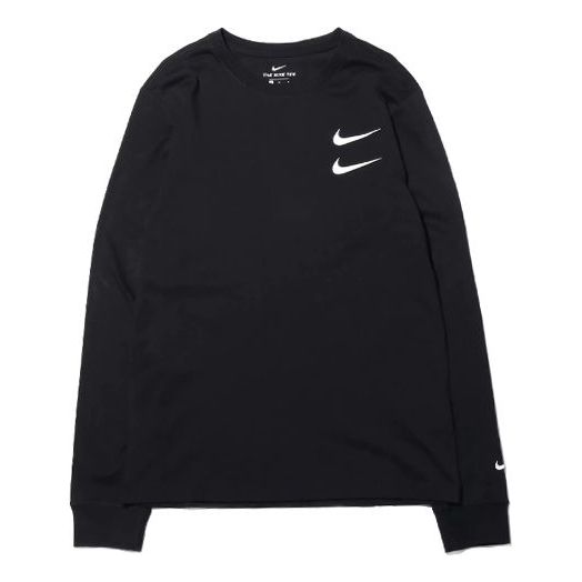 Nike Casual Sports Round Neck Long Sleeves Black CK2260-010