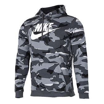 Men's Nike Fleece Lined Sports Stay Warm Hooded Casual Gray AR2868-065