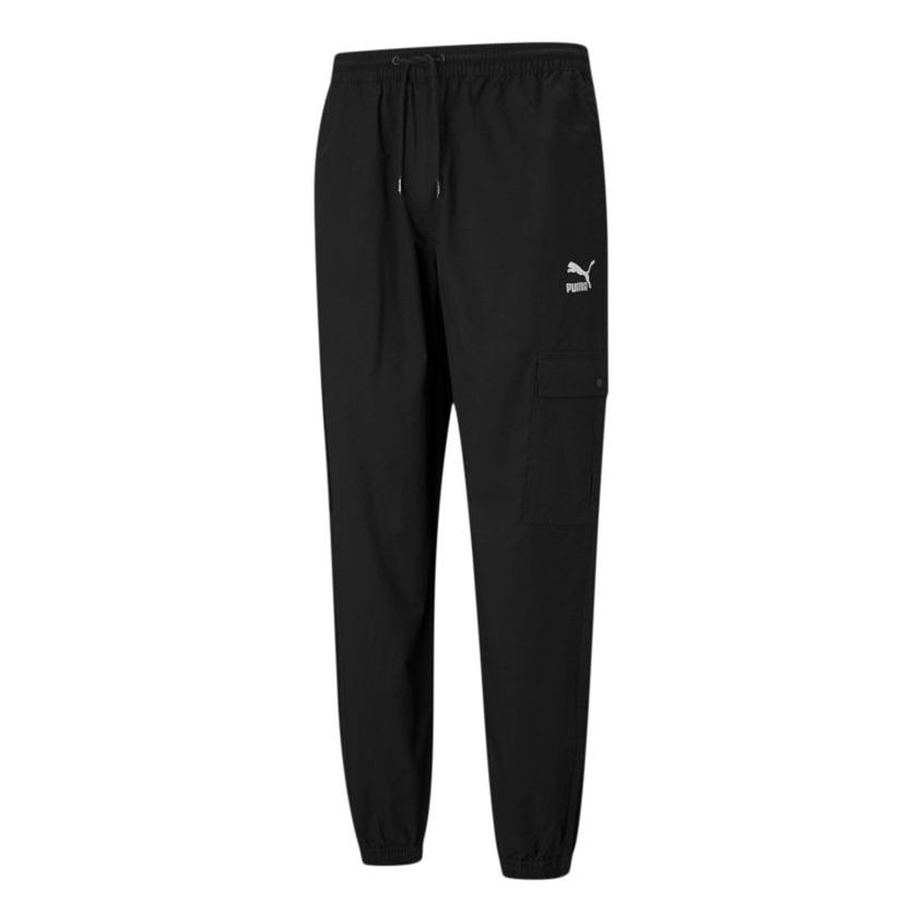 PUMA Casual Sweatpants 'Black White' 531361-01