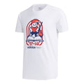 Men's adidas neo Gk Tee4 Round Neck White T-Shirt GK1479