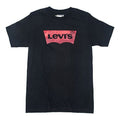 Men's Levis Red logo Short Sleeve Black 3LSP2695SF-BLACK