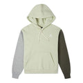 (WMNS) Converse Embroidered Star Chevron Pullover Hoodie Asia Sizing 'Olive' 10023912-A01