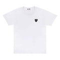 (WMNS) COMME des GARCONS PLAY FW25 Black Heart T-Shirt 'White' AZ-T063-051-2