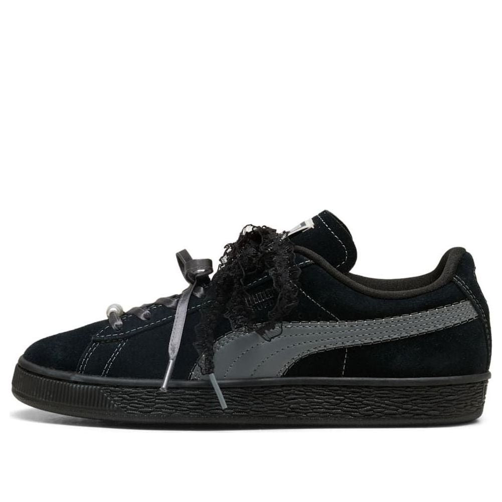 (WMNS) PUMA Suede Bloom 'Black Slate Sky' 408330-03
